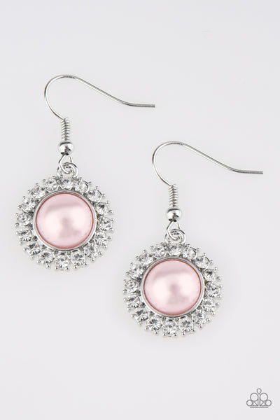 Paparazzi Accessories Fashion Show Celebrity Earrings - Pink