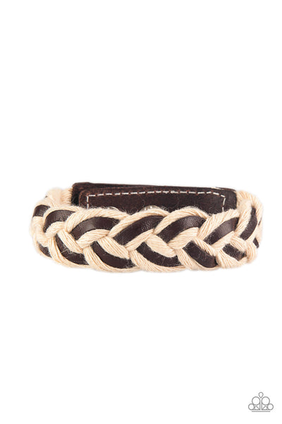 Paparazzi Accessories Outback Outlaw Bracelet - Brown