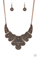 Paparazzi Accessories Mess With The Bull Necklace - Copper