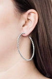 Paparazzi Accessories Keep It Chic Earrings - Silver