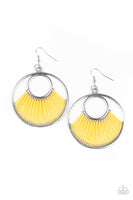 Paparazzi Accessories Really High-Strung Earrings - Yellow