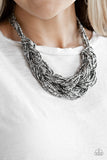 Paparazzi Accessories City Catwalk Necklace - Silver