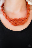 Paparazzi Accessories A Standing Ovation Necklace - Orange