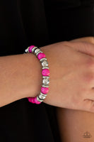 Paparazzi Accessories Across the Mesa Bracelet - Pink