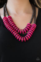 Paparazzi Accessories Dominican Disco Necklace - Pink