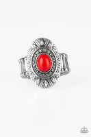 Paparazzi Accessories Stone Fox Ring - Red