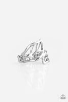Paparazzi Accessories LEAF It All Behind Ring - Silver