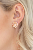 Paparazzi Accessories Little Lady Earrings - Copper