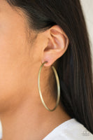 Paparazzi Accessories 5th Avenue Attitude Earrings - Brass