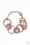 Paparazzi Accessories Give Me A Ring Bracelet - Copper