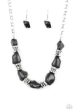 Paparazzi Accessories Stunningly Stone Age Necklace - Black