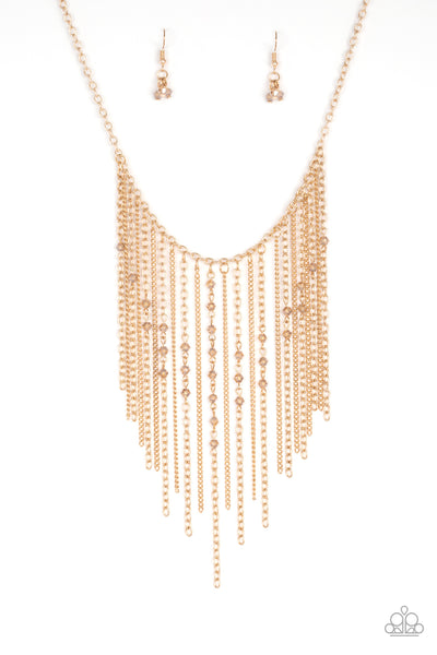 Paparazzi Accessories First Class Fringe Necklace - Gold