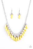 Paparazzi Accessories Bead Binge Necklace - Yellow