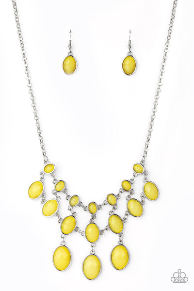 Paparazzi Accessories Mermaid Marmalade Necklace - Yellow