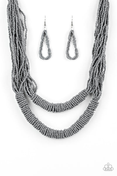 Paparazzi Accessories Right As RAINFOREST Necklace - Silver