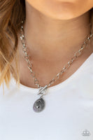 Paparazzi Accessories Sheen Queen Necklace - Silver