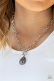 Paparazzi Accessories Sheen Queen Necklace - Silver