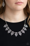 Paparazzi Accessories Leafy Lagoon Necklace - Silver