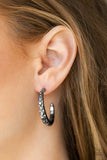 Paparazzi Accessories Welcome To Glam Town Earrings - Black