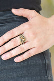 Paparazzi Accessories Collect Up Front Ring - Brass