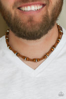 Paparazzi Accessories WOOD You Believe It? Necklace - Brown