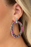 Paparazzi Accessories All For GLOW Earrings - Pink