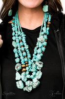 Paparazzi Accessories Zi The Monica 2019 Necklace - Turquoise