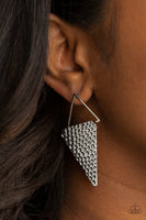 Paparazzi Accessories Have A Bite Earrings - Silver