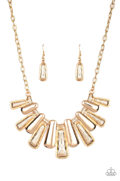 Paparazzi Accessories MANE Up Necklace  - Gold