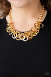 Paparazzi Accessories Ringing In The Bling Necklace - Gold