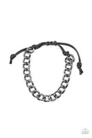 Paparazzi Accessories Sideline Bracelet - Black