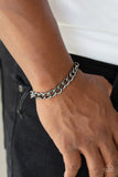 Paparazzi Accessories Sideline Bracelet - Black
