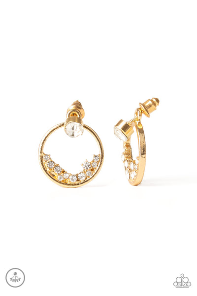 Paparazzi Accessories Rich Blitz Earrings - Gold