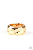 Paparazzi Accessories Sideswiped Ring - Gold