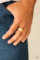 Paparazzi Accessories Sideswiped Ring - Gold