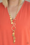 Paparazzi Accessories Trinket Trend Necklace - Gold