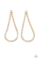 Paparazzi Accessories Diamond Drops Earrings - Gold