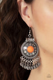 Paparazzi Accessories Rural Rhythm Earrings - Orange