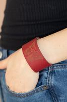 Paparazzi Accessories Flirty Flutter Urban Bracelet - Red