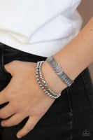 Paparazzi Accessories LAYER It On Me Bracelet - Silver