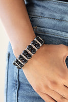 Paparazzi Accessories Glowing Glam Bracelet - Black
