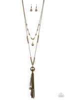 Paparazzi Accessories Abstract Elegance Necklace - Brass