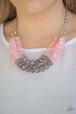 Paparazzi Accessories Summer Ice Necklace - Pink