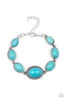 Paparazzi Accessories Serene Stonework Bracelet - Turquoise