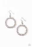 Paparazzi Accessories Symphony Sparkle Earrings - Silver