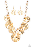 Paparazzi Accessories Barely Scratched The Surface Necklace - Gold