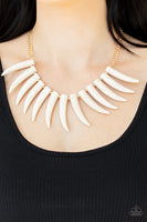 Paparazzi Accessories Tusk Tundra Necklace - White