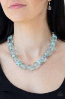 Paparazzi Accessories Bubbly Beauty Necklace - Blue