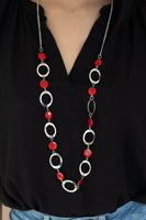Paparazzi Accessories SHELL Your Soul Necklace - Red