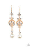 Paparazzi Accessories Elegantly Extravagant Earrings - Gold